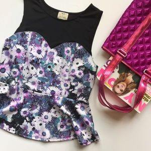 UO sweetheart peplum